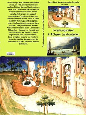cover image of Forschungsreisen in früheren Jahrhunderten